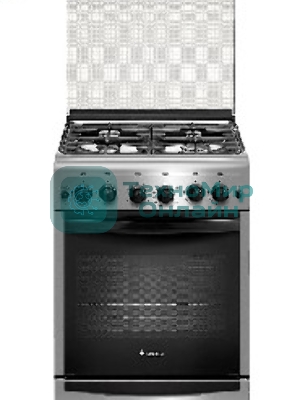 Плита газовая Gefest ПГ 5100-02 0004 серебристый, конфорок 4 шт, духовка 52 л, 50 см x 85 см x 58.5 см