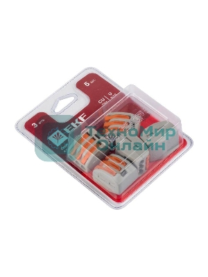 Клемма СМК 222-413 (блист. 5 шт) EKF plc-smk-413b