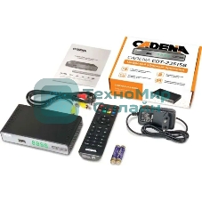 Приставка для цифрового ТВ Cadena CDT-2351SB черный, DVB-T2, DVB-T, HDMI, USB 2.0