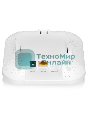 Точка доступа Zyxel NebulaFlex NWA50AX PRO, WiFi 6, 802.11a/b/g/n/ac/ax (2,4 и 5 ГГц), MU-MIMO, антенны 3x3, до 575+2400 Мбит/с, 1xLAN 2.5GE, PoE, без поддержки Captive portal и WPA-Enterprise, защита от 4G/5G, БП в комплекте