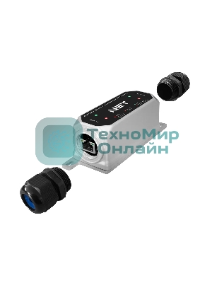 Уличный Ultra PoE удлинитель Gigabit Ethernet до 250м на 1 порт. Порты Ethernet: Вход - 1x10/100/1000Base-T RJ45; Выход - 1x10/100/1000Base-T RJ45. Порты PoE: Вход - 1xIEEE 802.3af/at/bt/Passive POE (до 120W); Выход - 1xIEEE 802.3af/at/bt (до 90W). Автоматическое определение PoE устройств. PoE WatchDog (Антизависание PoE устройств). Встроенная грозозащита 6kV. Максимальная длина сегмента линии - 250м (скорость 10Мбит/c)/150м (скорость 1000Мбит/c).