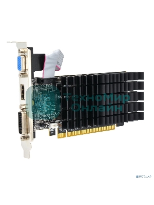 Видеокарта AFOX NVIDIA Geforce GT210 1Gb DDR3 64Bit DVI HDMI VGA LP Single Fan