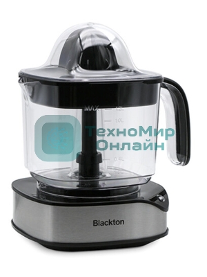 Соковыжималка Blackton Bt J1113 черный/стальной, цитрусовая, 40 Вт, 1200 мл, механическое