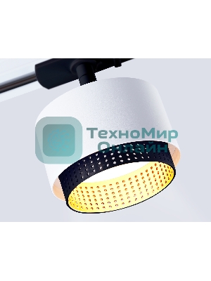 Трековый однофазный светильник Ambrella light GL5379 WH/BK белый/черный GX53 max 12W D95*130