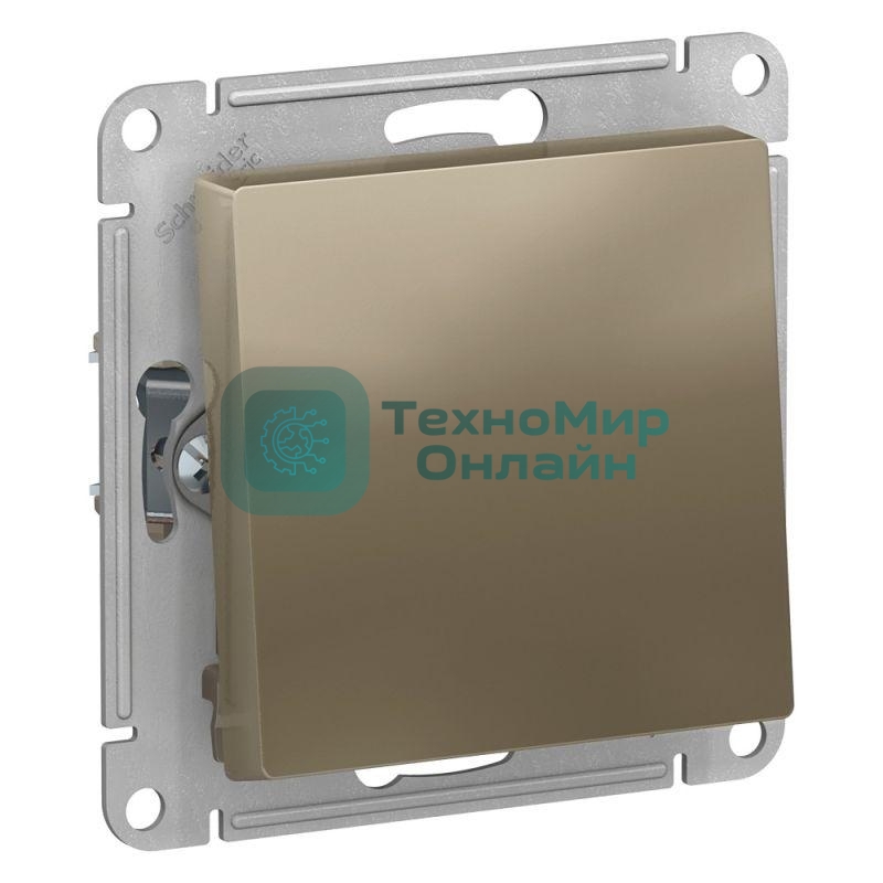 Механизм переключателя 1-кл. ATLAS DESIGN (сх.6) 10АХ шампань SchE ATN000561