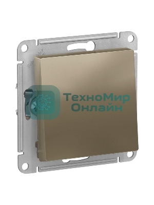 Механизм переключателя 1-кл. ATLAS DESIGN (сх.6) 10АХ шампань SchE ATN000561