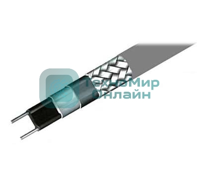 Кабель нагрев. саморег. 24Вт/м с экраном 220В сертификат Ex 16AWG (термопласт) EXTHERM SLL24-2CR