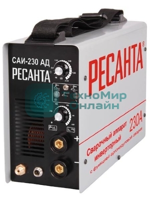Сварочный аппарат инверторный САИ-230-АД (аргонодуговой) Ресанта