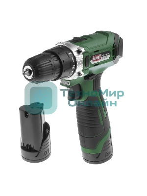 Дрель-шуруповерт Haммer ACD12/2CS, 12 В, 1,5 Ач, 26 Нм, щеточный