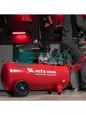 Компрессор воздушный КК-2200/100, 2,2 кВт, 350 л/мин, 100 л, прямой привод, масляный MTX