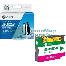 Картридж струйный G&G GG-CN055AN пурпурный (14 мл) для HP Officejet 6100/6600/6700/7110/7510/7610/7612