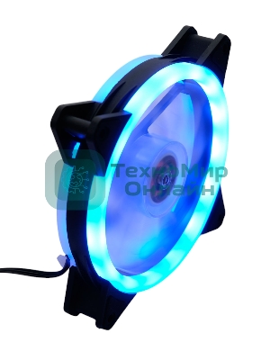 Вентилятор для корпуса Gembird черный, 120 мм, 1200 об/мин, 20.5 дБ, 3 pin