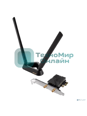 Сетевой адаптер Wi-Fi + Bluetooth Asus PCE-BE92BT BE9400 PCI Express (ант.внеш.несъем.) 2ант.