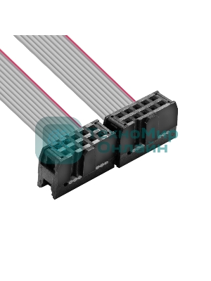 Планка портов в корпус 2xCOM ExeGate BrctDB92 (Com 10-pin (F) --> 2 x RS232 DB9 Male, кабель 20 см)