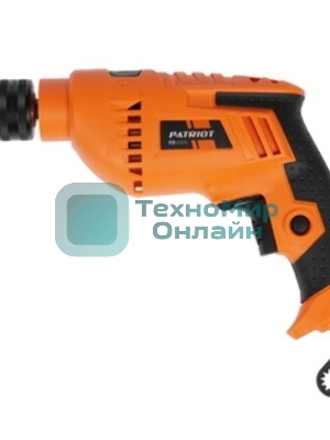 Дрель электрическая ударная PATRIOT FD600h 120301440 Эл. дрель, с ударом, мощность 600Вт, макс.диаметр 13мм, глубиномер + дополнительная ручка