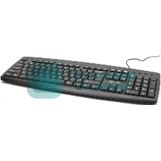 Клавиатура проводная Gembird KB-8351U-BL, USB, черный