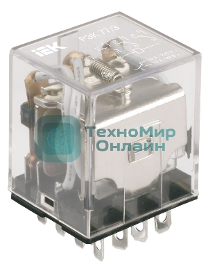 Реле IEK ONI РЭК78/3(MY3) с индикацией 5А 230В АC