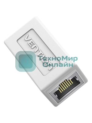 Адаптер-соединитель Vention RJ45 F/RJ45 F 8p8c кат. 6 белый