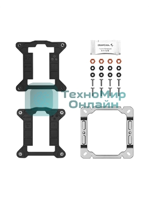 Кулер для процессора DEEPCOOL AG400 черный, 120 мм, алюминий/медь, 2000 об/мин, 31.6 дБ, 4 pin, 220 Вт, 150 мм