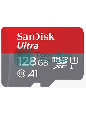 Флеш карта microSD 128Gb SanDisk microSDXC Class 10 Ultra UHS-I A1 140Mb/s