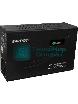 Стабилизатор напряжения Smartwatt AVR Triac 10000TW 10000ВА черный