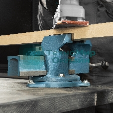 Тиски Россия слесарные,100 мм,поворотные 18663