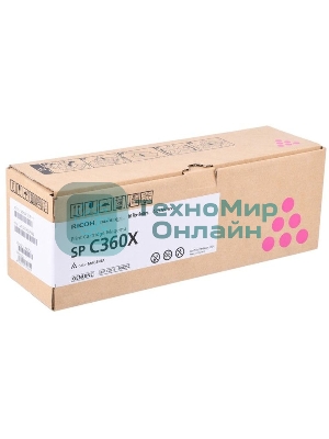 Картридж лазерный тип SP C360X малиновый для Ricoh SP C361SFNw (9K, только для МФУ)
