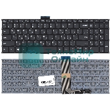 Клавиатура для ноутбука Lenovo Flex 5-15 черная без подсветки