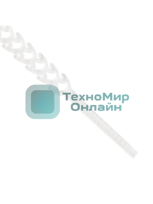 Хомут-стяжка полимерная многоразовая Rexant 300х10 мм, прозрачная, упаковка 20 шт.