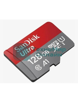 Флеш карта microSD 128Gb SanDisk microSDXC Class 10 Ultra UHS-I A1 140Mb/s