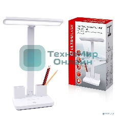 Настольный светильник Ultraflash UF-814 C01 белый (Led, светильник настольный, 9Вт, аккум., димм., смена цвет.темп.)