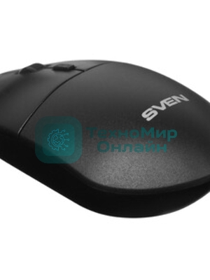 Мышь беспроводная SVEN RX-515SW черный, 1600 dpi, радиоканал, USB, кнопки - 4
