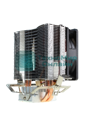 вентилятор CROWN Кулер для процессора CM-92 (Для Intel и AMD, TDP до 95 Ватт, 2шт. медных теплопроводных трубок, Гидродинамическии подшипник, Размер: 117*79*113 мм)