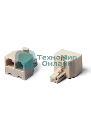 Разветвитель US-12 RJ45 8P8C (джек) -> 2x8P8C (розетки)