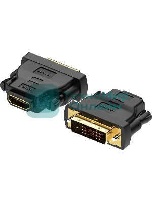 Адаптер-переходник Vention DVI 24+1 M/HDMI 19F
