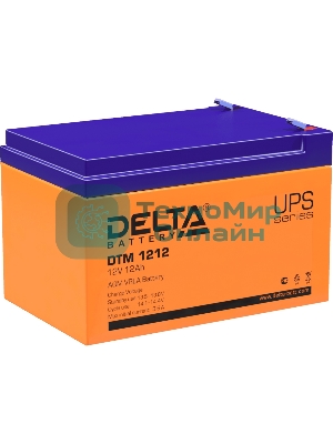 Батарея для ИБП Delta DTM 1212 (12V, 12Ah)
