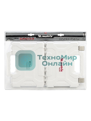 Набор сверл Matrix комб., мет. 1-6,5 мм, бет. 4-8 мм, дер. 4-10 мм, перк, бит. 20 шт, адап, гол. 2 шт, зенк, 50 пр.