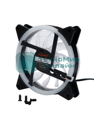 Вентилятор для корпуса Gembird черный, 120 мм, 1200 об/мин, 20.5 дБ, 3 pin