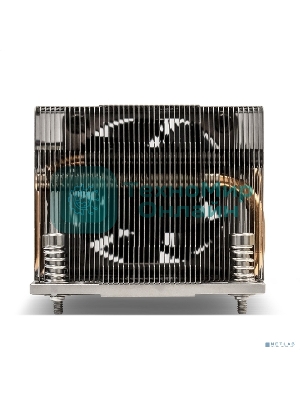 Кулер для процессора ExeGate ESNK-P0063AP4.PWM.2U.SP3.Cu серебристый, 60 мм, алюминий/медь, 6800 об/мин, 54.3 дБ, 4 pin, 240 Вт, 64.5 мм