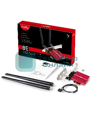 Адаптер Wi-Fi Cudy BE9300 Wi-Fi 7 PCI Express Adapter