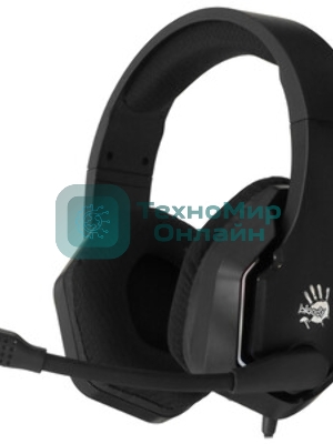 Гарнитура Bloody G260P чёрный, проводная, подсветка