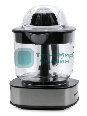 Соковыжималка Blackton Bt J1113 черный/стальной, цитрусовая, 40 Вт, 1200 мл, механическое