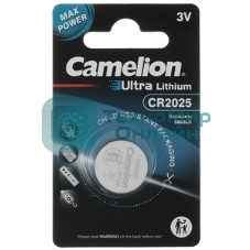 Элемент питания литиевый Camelion CR CR2025 BL-1 (блист.1шт)