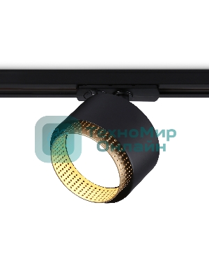 Трековый однофазный светильник Ambrella light GL5381 BK/GD черный/золото GX53 max 12W D95*130