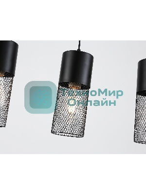 Светильник Ambrella light TR8501/3 BK черный E27/3 max 60W 550*100*1000
