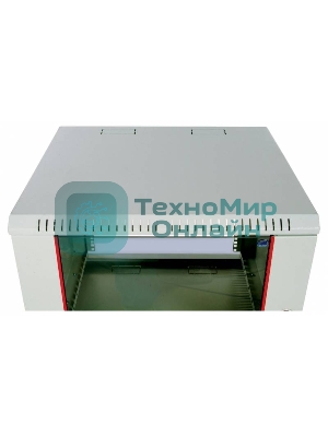 Шкаф телекоммуникационный настенный разборный ЭКОНОМ 12U (600 × 520) дверь стекло