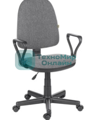 Кресло компьютерное OLSS ПРЕСТИЖ серый В-3 Крестовина: 
