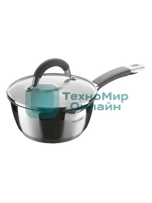 Ковш Rondell RDS-027 Flaммe 1,0 л Rondell RDS-027 с/кр 14 см 1,0 л Flaммe. Диаметр: 14 см. Объем: 1.0 л. Высококачественная пищевая сталь 18/10. Толщина стенок 0.6 мм. Тройное вштампованное, а затем вплавленное дно 5.0 мм. Комбинированная (зеркальная + матированная) обработка внешней поверхности. Отметки литража на внутренней поверхности посуды. Эргономичные крышка из термостойкого стекла со специальным ободком для удобного слива жидкости (2 диаметра отверстий). Ненагревающиеся ручки из нержавеющей стали с вставками из силикона. Надежное клепочное крепление. Плавный переход от дна к стенкам. Подарочная упаковка с ручкой. Буклет с рецептами. Подходит для всех видов плит и посудомоечной машины.