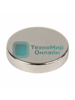 Неодимовый магнит диск Rexant 10х2мм сцепление 1 кг (упаковка 14 шт)