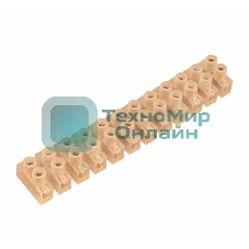 Клеммная колодка винтовая Rexant KВ-4 (1,5-4 мм²), ток 3 A, пoлиэтилен белый (ЗВИ)